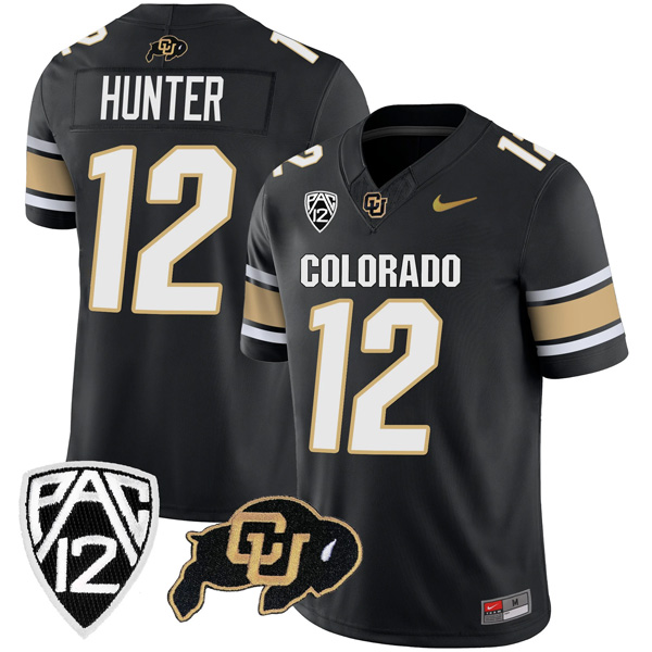 Travis Hunter Colorado Buffaloes College Football Alternate Black Jersey