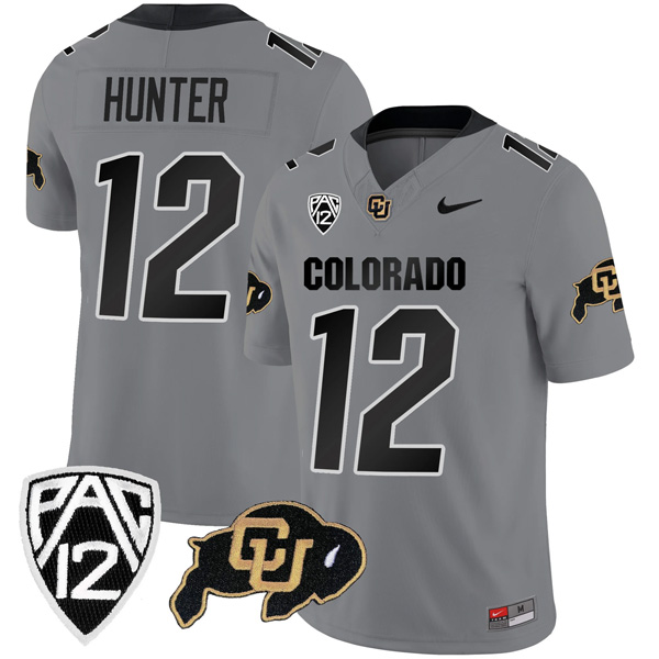 Travis Hunter Colorado Buffaloes College Football Gray Game Jersey