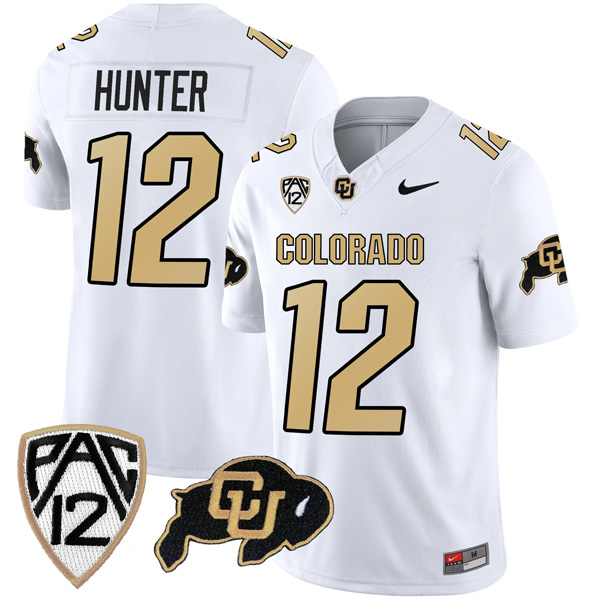 Travis Hunter Colorado Buffaloes College Football All White Game Jersey