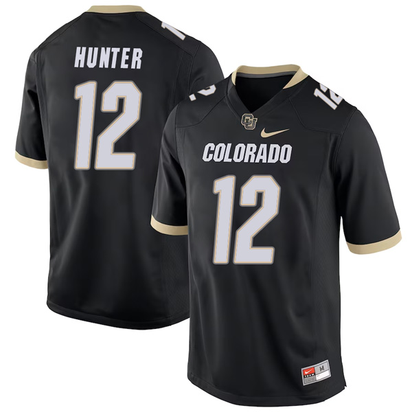 Travis Hunter Colorado Buffaloes College Football Black Game Jersey