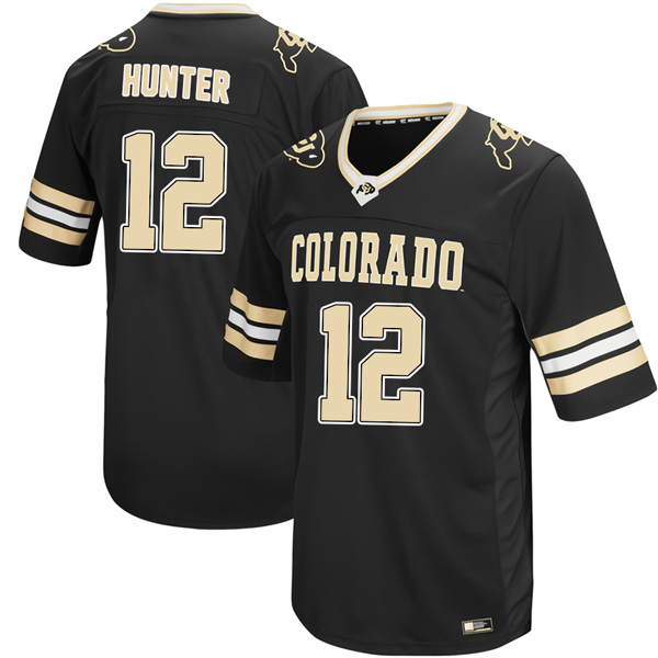 Travis Hunter Colosseum Black Colorado Buffaloes “Hail Mary II” Football Jersey