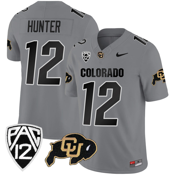 Travis Hunter Colorado Buffaloes College Football All Gray Game Jersey