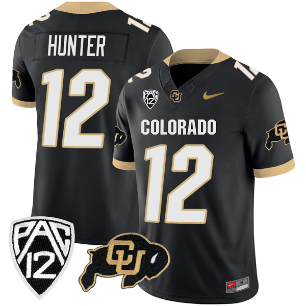 Travis Hunter Colorado Buffaloes College Football Alternate Black Game Jersey