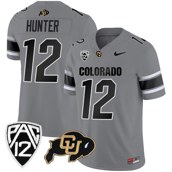 Travis Hunter Colorado Buffaloes College Football Alternate Gray Jersey