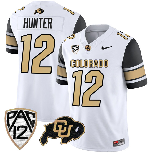 Travis Hunter Colorado Buffaloes College Football Alternate Black Sleeve Jersey