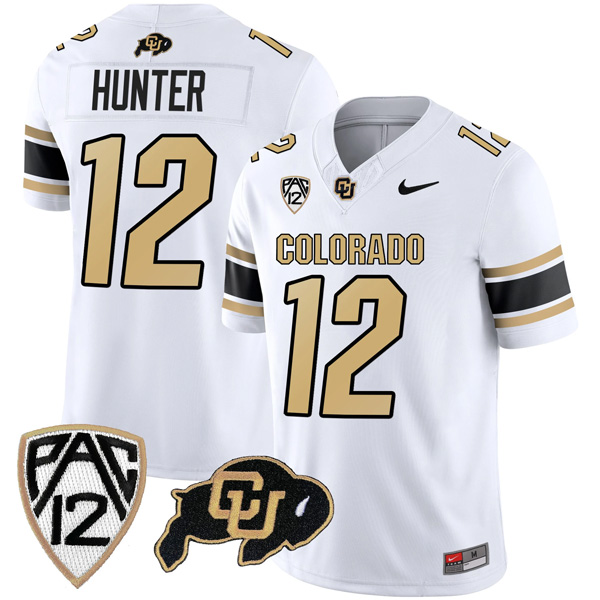 Travis Hunter Colorado Buffaloes College Football Alternate White Jersey