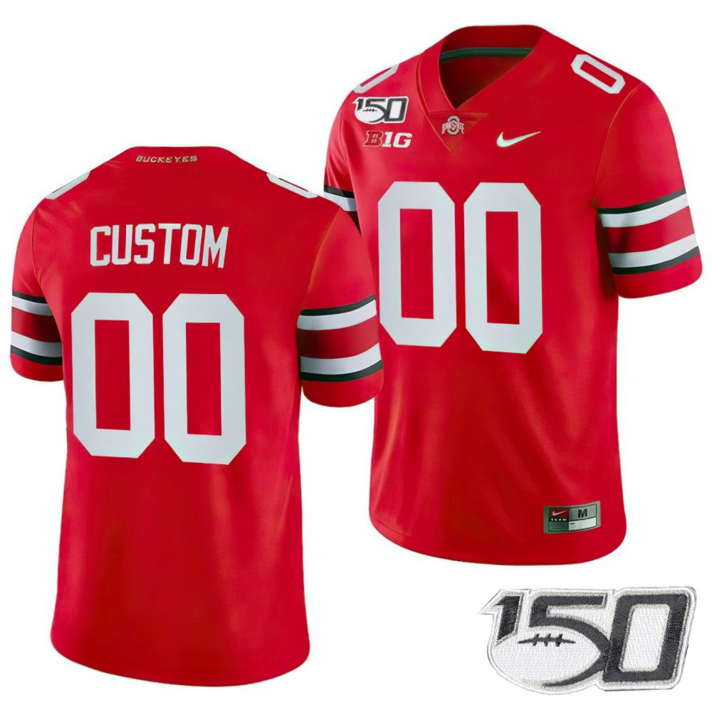 Ohio State Buckeyes Custom Jersey – Ohio Stadium’s 100th Anniversary Logo Patch