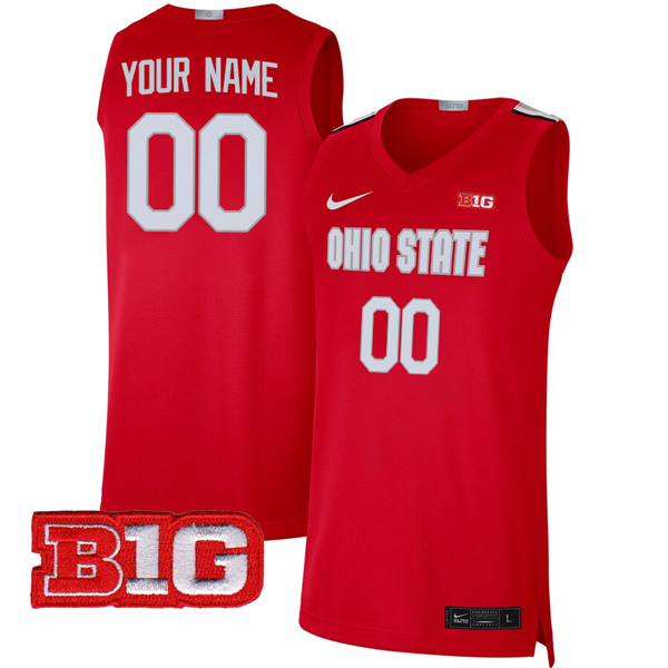 Ohio State Buckeyes College Basketball Alumi Limited Custom Jersey – Scarlet