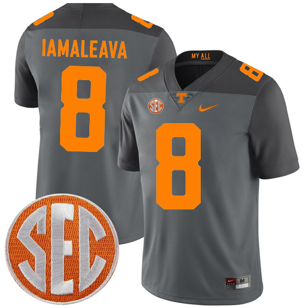 Nico Iamaleava Tennessee Volunteers Football Smokey Grey Alternate Game Jersey