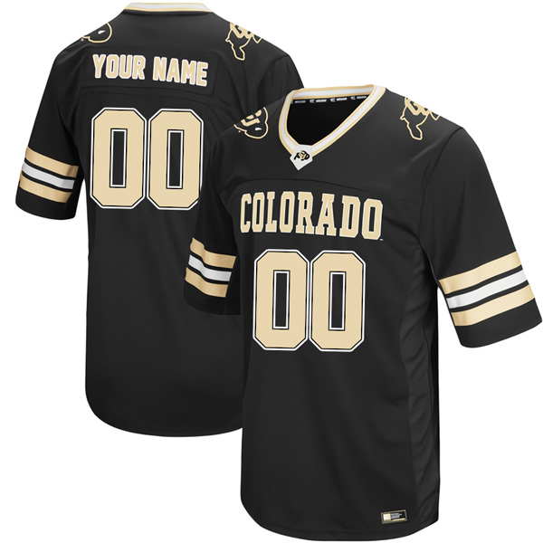 Custom Colorado Buffaloes Football Colosseum Black Hail Mary II Jersey