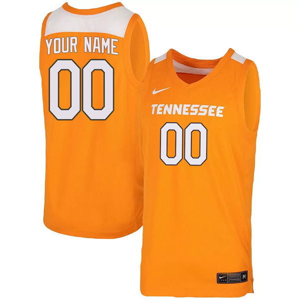 Tennessee Volunteers Women’s College Basketball Stitched Custom Jersey – Orange