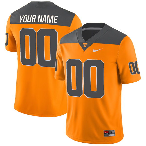 Tennessee Volunteers “Reverse Anthracite” Throwback Game Custom Name & Number Jersey – All Stitched