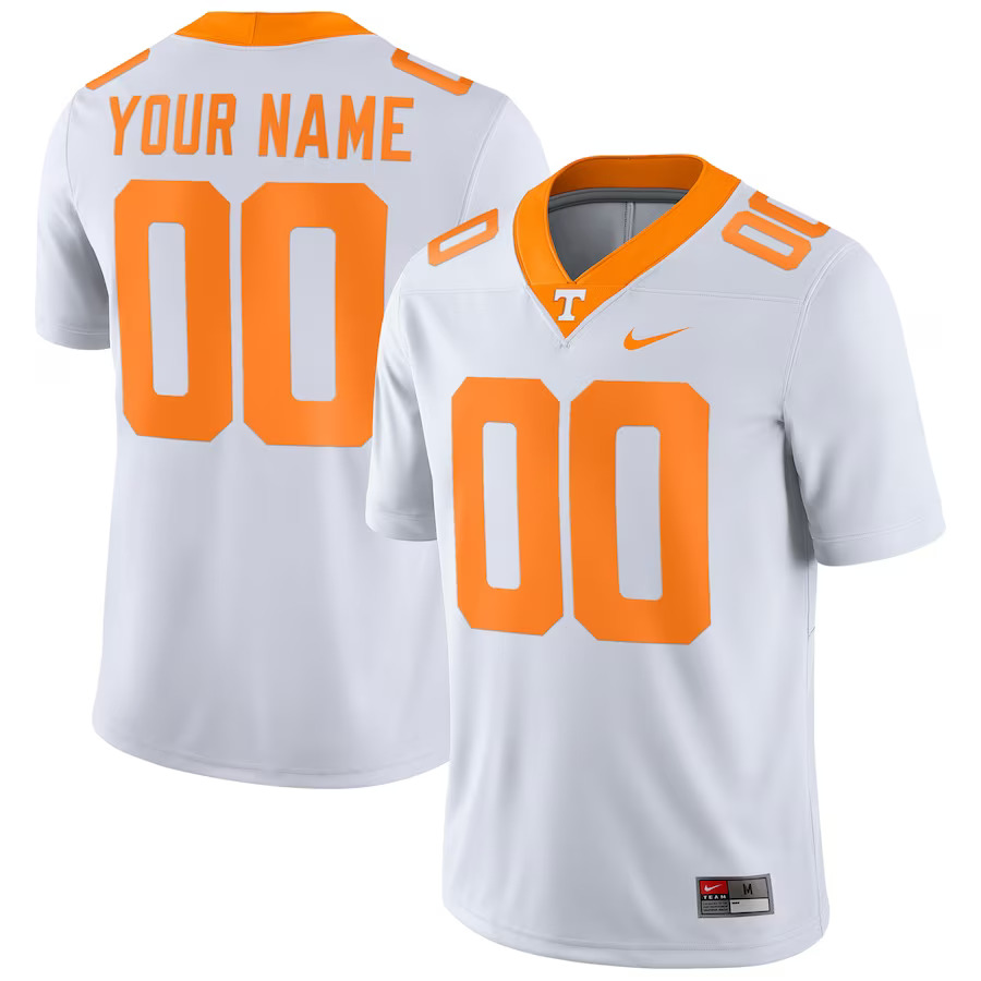 Tennessee Volunteers College Football Custom Stitched Game Jersey Patch Collection – White