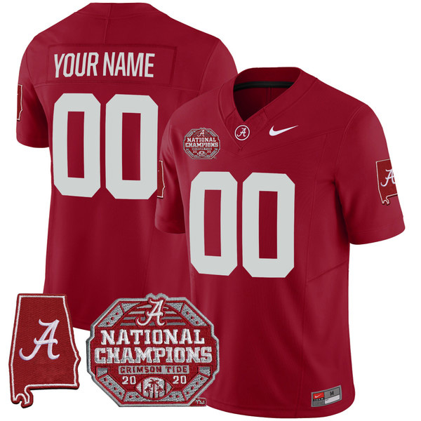 Alabama Crimson Tide Football F.U.S.E Version Stitched Custom Jersey – Crimson