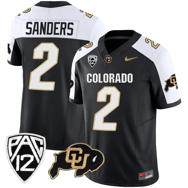 Shedeur Sanders Colorado Buffaloes Vapor Limited Stitched Jersey – Alternate Black