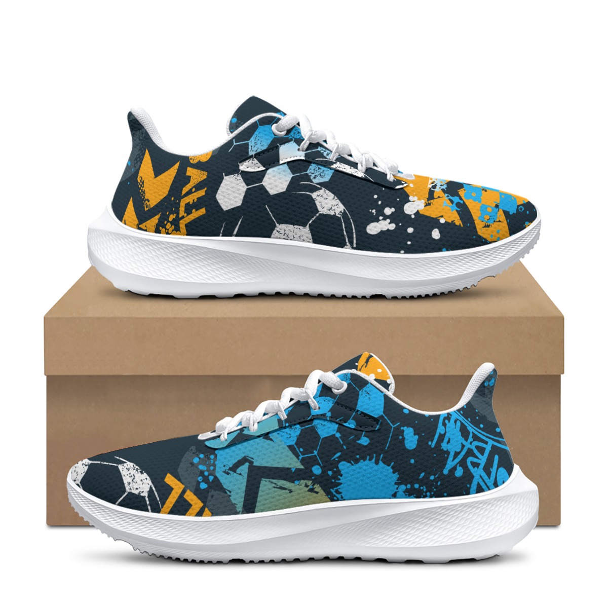 Classic Walking Sneakers with Light Support – Time Jersey