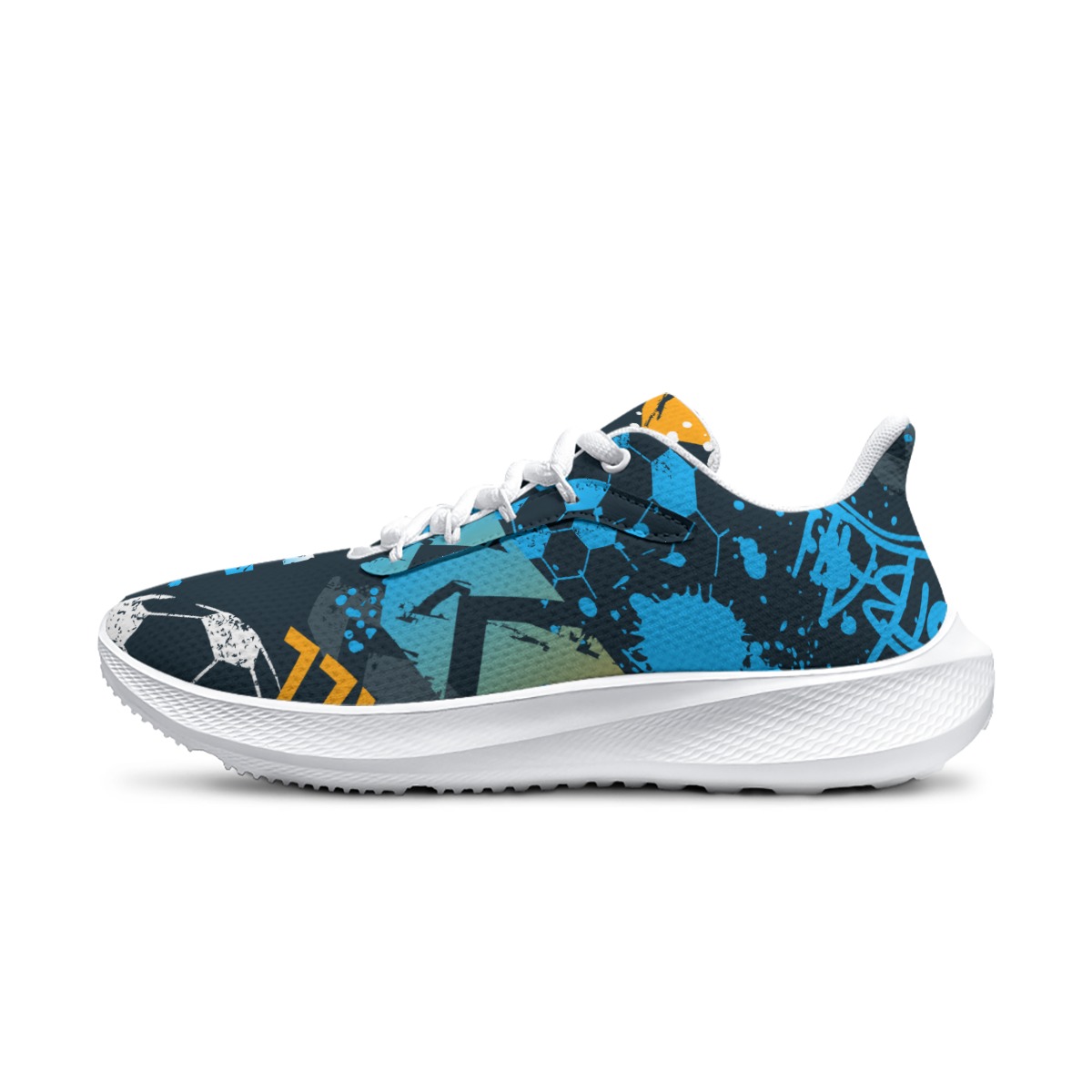 Classic Walking Sneakers with Light Support – Time Jersey