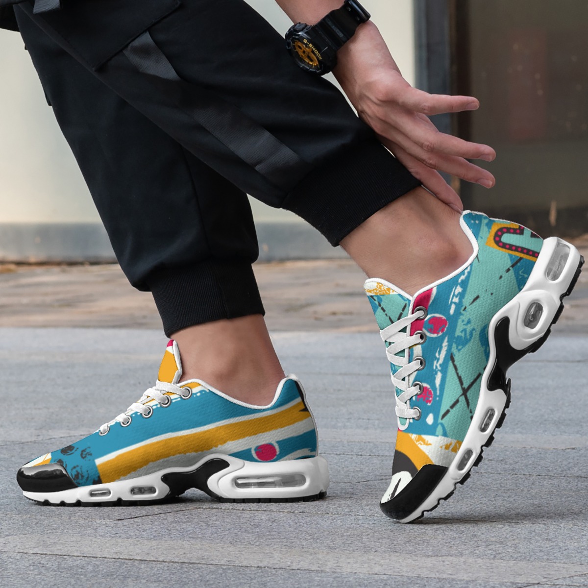 Urban Casual Shoes with Cushioned Bottom – Time Jersey