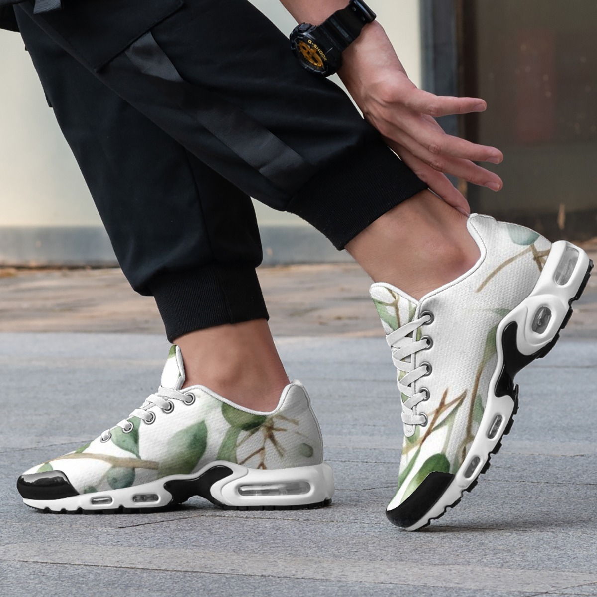 All-Day Walk Sneakers with Breathable Fabric – Time Jersey